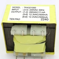 Circuito integrado de comunicación TK4321000 doble 12.3V500mA Maccarat caldera calentador de agua transformador de placa de alimentación 200V11mA