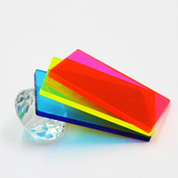Feuille acrylique translucide colorée 3 mm, feuille acrylique translucide
