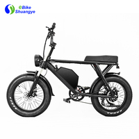 Vélo électrique tout-terrain Fat Tire 20 pouces 500w 750w avec batterie 48V 13AH/20Ah, VTT électrique, vélo de montagne