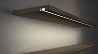 Profilé en aluminium LED moderne de haute qualité série 6000 pour armoire et placard, design anti-éblouissement encastré, pliage et découpe pour mobilier