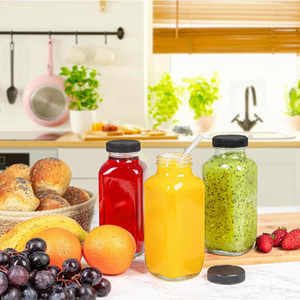 Wholesale Customized Empty 100ml 200ml 250ml 350ml 400ml 500ml <strong>Glass</strong> Leak-proof Vintage Hot Water Milk <strong>Bottle</strong> with Lid - Product Image 2