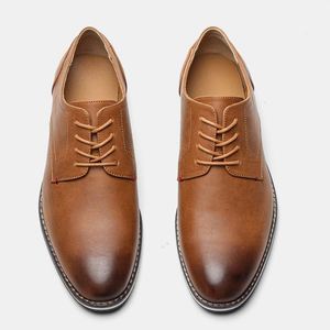 Zapatos de Cuero para Hombre, Estilo Casual para Caminar, Transpirables y Cómodos, con Malla y Combinación de Colores - Product Image 1