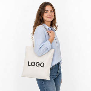 Sacs fourre-tout en toile durables personnalisés en gros avec poignées en sangle PP à imprimé léopard, petite taille, sacs de courses écologiques réutilisables - Product Image 3