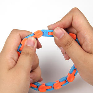 Juguetes Sensoriales <span class=keywords><strong>de</strong></span> Plástico para Autismo, Juguetes Antiestrés <span class=keywords><strong>de</strong></span> Serpiente con Clic, Fidgets Wacky Tracks, Juguetes Fidget para Niños, Regalos - Product Image 3