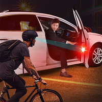 Universal LED Car Opening Door Safety Warning Anti Collision Lights Magnetic Sensor Strobe Flashing Alarm Lights Parking Lamp