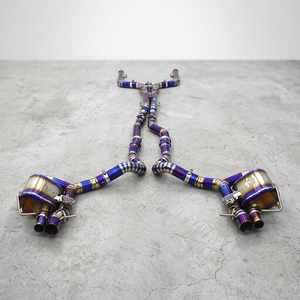 BOSKA 1 Valvetronic Catback Exhaust <strong>Pipe</strong> for Mercedes-Benz <strong>C63</strong>/C63S AMG W205 4.0T 2015-2023 Titanium Valvetronic Exhaust System - Product Image 1