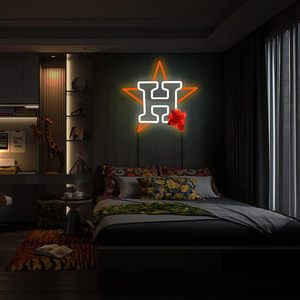 Enseigne néon LED Baseball pour garage, décoration de cave à homme, logo d'équipe, art mural, salle de jeux - Product Image 6