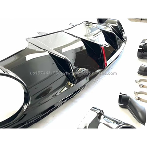 Rear Bumper khuyếch tán cho <span class=keywords><strong>Audi</strong></span> A7 <span class=keywords><strong>S7</strong></span> 8R 2009 2012 nâng cấp rs7 loại Bumper Auto hệ thống cơ thể - Product Image 4