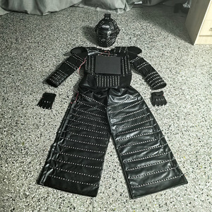 Costume lumineux LED irisé, combinaison intégrale avec casque et gants pour spectacle sur scène, unisexe - Product Image 4