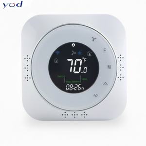 Thermostat intelligent WiFi à écran tactile Yod pour systèmes CVC avec contrôle de la chaleur et de la climatisation, économie d'énergie, thermostat numérique mural - Product Image 1