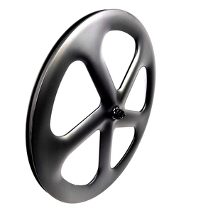 BIKEDOC – roues de vélo de route/piste en carbone SP-TL5 700C, 24mm de largeur, 55.7mm de profondeur, cinq rayons en carbone - Product Image 3