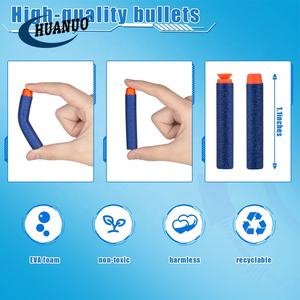 어린이용 소형 블래스터 에어소프트 권총, 20개 소프트 폼 다트 포함 EVA 장난감 총 소프트 불릿 건 - Product Image 3