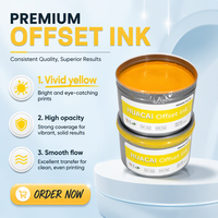 Encre offset à faible odeur, haute densité de couleur pour presse offset commerciale