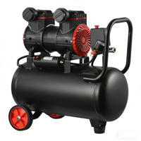 Compresseur d'air silencieux sans huile 1100W, pompe médicale dentaire 0.8MPa 75L/Min 2800rpm, machine à pression d'air