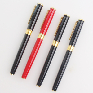 Stylo Gel Noir Métallique Haut de Gamme Personnalisable avec Logo pour Cadeau d'Affaires et Signature – Vente en Gros Direct Usine - Product Image 1
