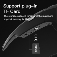 Gafas de Sol Deportivas con Cámara de Acción Integrada, Grabación de Video 4K Ultra HD CMOS, Gran Angular de 90°, Portátiles, Mini, para Motocicleta