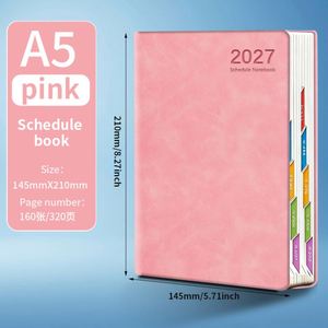 Cuaderno Personalizable con Agenda 2027, Libro de Registro de Eficiencia Laboral, Planificador para Gestión de Tareas Diarias y Mensuales, para Oficina, Escuela y Academia - Product Image 2
