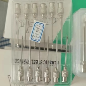 Jarum <span class=keywords><strong>Luer</strong></span> <span class=keywords><strong>Lock</strong></span> Baja Tahan Karat untuk Hewan Jarum Veteriner Sharpvet dengan Hub Berlekuk Bulat Jarum Hipodermik - Product Image 6