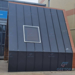 Edificio de estructura de acero prefabricado con estante de Marco A de vidrio moderno con casa pequeña aislada Venta caliente de cabina de Marco A - Product Image 5