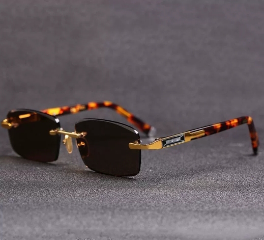 High-End Original Stone Sunglasses with Polarized Crystal Lenses Cool Eye Protection Crystal Glasses