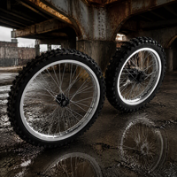 Jeu de roues Sur-Ron Light Bee X LBX 19/16 pouces, jantes en alliage, meilleure maniabilité tout-terrain, 70/100-19 & 90/100-16, prêtes à être fixées.