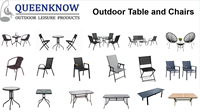 Table à manger amovible, table d'extérieur imperméable pour terrasse, jardin, restaurant, bar