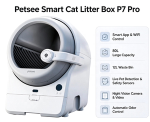 Lettiera Automatica Autopulente per Gatti, Lettiera Intelligente con Capacità 80L, Telecamera e Deodorante per Più Gatti, OEM - Product Image 2