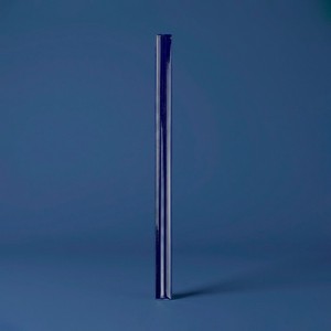 Piastrella Angolare Creta 25 Blu Scuro Lucido 1 X 25 Cm Finitura Irregolare - Product Image 1