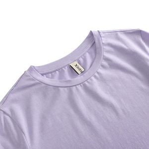 Robe T-<span class=keywords><strong>shirt</strong></span> décontractée ample pour <span class=keywords><strong>femme</strong></span>, grande taille, vêtements de luxe pour <span class=keywords><strong>femme</strong></span>, robe de détente en coton à col rond et manches courtes avec fente latérale - Product Image 2