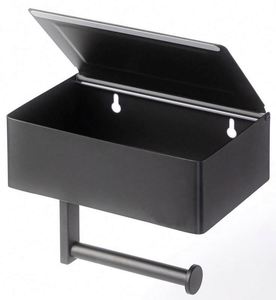 WEKIS Europe Popular Modern Toilet <b>Paper</b> Holder Wall-Mounted Black with Storage Rack for Bathroom <b>Kitchen</b> & Gym - Product Image 5