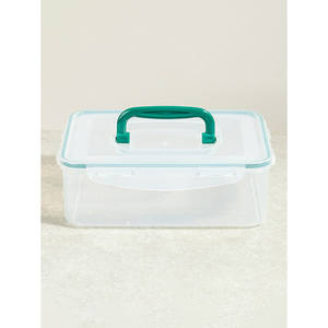 Naturale 3L contenitore di conservazione degli alimenti con maniglia rettangolare per il tipo di stoccaggio - Product Image 1