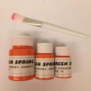 Aérographe en <span class=keywords><strong>acrylique</strong></span> 8 couleurs, jeu de peinture en cuir et de chaussures couleurs Opaque, réducteur, nettoyeur et roue de mélange de couleurs, fournitures d'art - Product Image 6