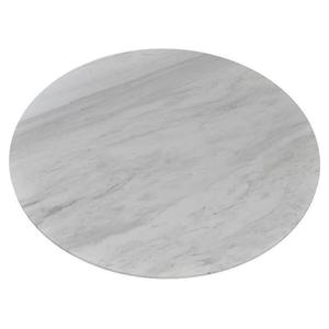 Custom Modern <b>Round</b> <b>White</b> Sintered Stone <b>Table</b> Top for Outdoor Restaurant <b>Dining</b> <b>Tables</b> - Product Image 2