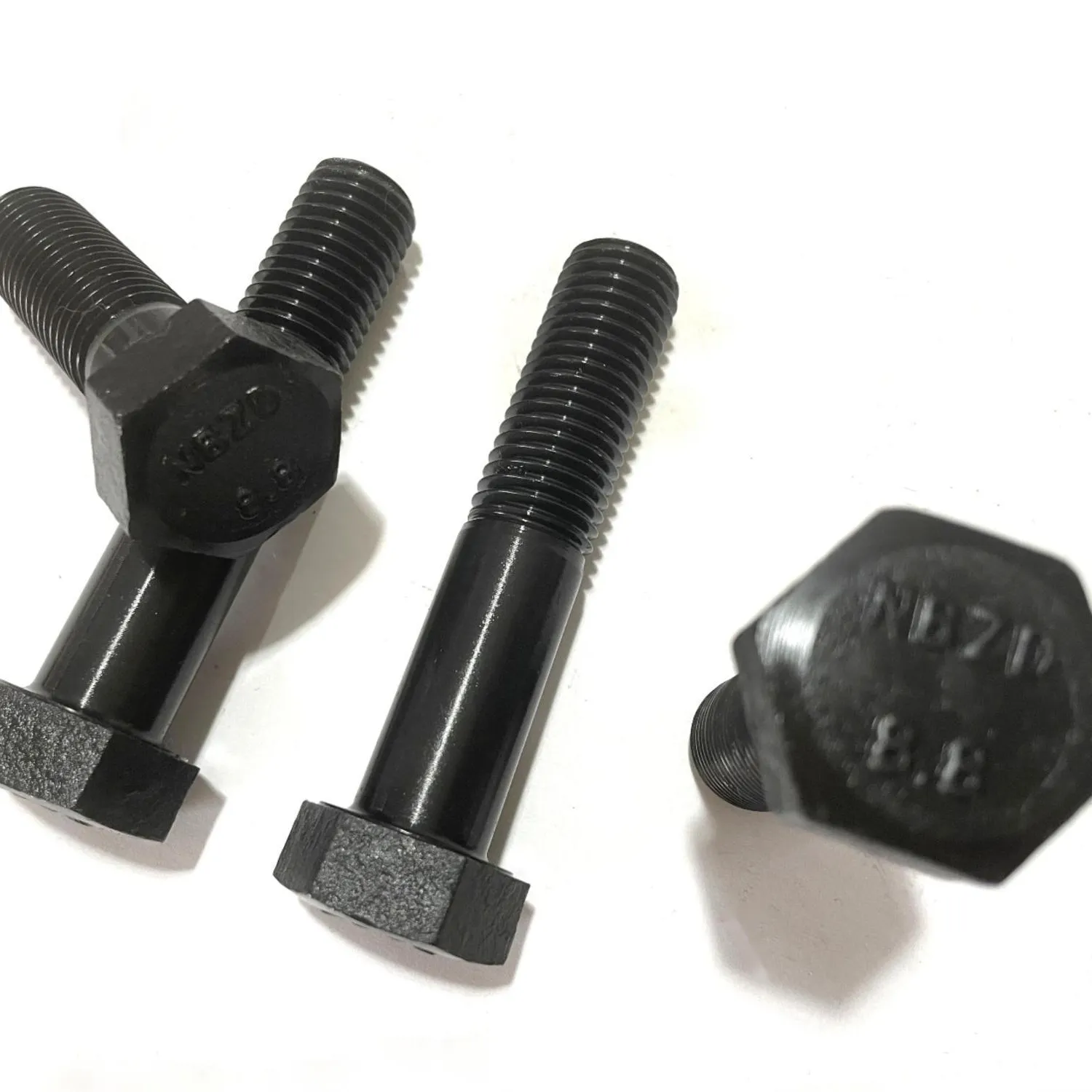 Grade Class 4.8 8.8 10.9 12.9 Galvanized Steel Black Oxide Partial half thread Hex Head Bolt DIN931 DIN933 Bolts and Nuts