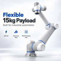 Bras de robot collaboratif industriel multifonctionnel à 6 axes, haute performance, charge utile de 15 kg, pour l'assemblage et la manutention des matériaux