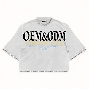 Chemises surdimensionnées d'été Vêtements surdimensionnés unisexe Sweatshirt doux coupe régulière Heavyweight Logo personnalisé T-shirt unisexe - Product Image 6