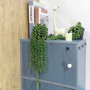 Plante succulente artificielle suspendue, décoration murale, verdure intérieure et extérieure, plante artificielle en plastique, décoration - Product Image 4