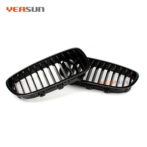 Reemplazo parte doble listón negro brillante F10 F11 F18 frente riñón rejilla para <span class=keywords><strong>BMW</strong></span> <span class=keywords><strong>5</strong></span> Series 2010, 2011, 2012, 2013 2014, 2015, <span class=keywords><strong>2016</strong></span>, 2017 - Product Image 5