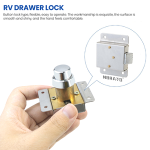 Du thuyền Motorhome cắm trại Caravan đồ nội thất ngăn kéo Keyless đẩy nút chốt cơ khí đẩy nút khóa - Product Image 5