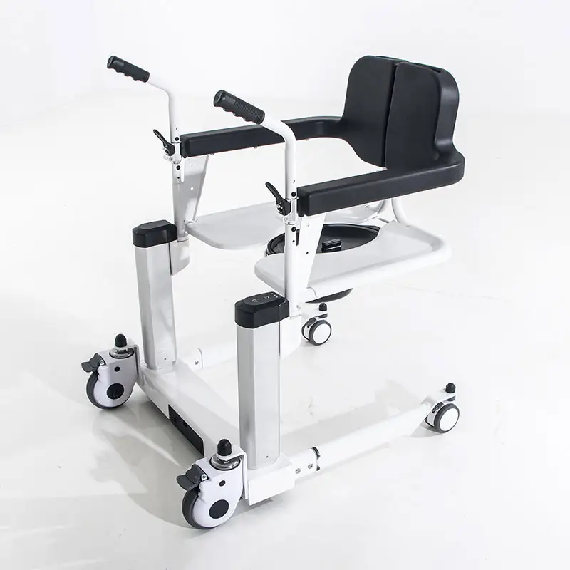 Transfer Commode Chair Electroc Wheelchair Wheel Push Open Type Aluminum Folding Lightweight Wheelchair Transfer Adjustable