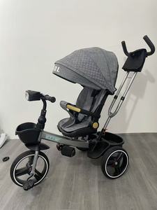 Payung sepeda roda tiga anak-anak, payung sepeda roda tiga <span class=keywords><strong>3</strong></span> roda dengan Push Bar Balance sepeda naik mainan mobil anak-anak roda tiga - Product Image 3