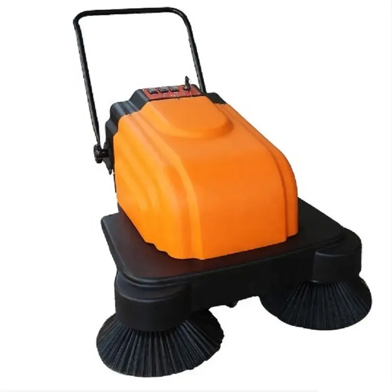AS-690 double brush easy edge cleaning Industrial floor cleaning machine sweeper for workshop warehouse use