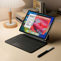 Coque Clavier Magic Sans Fil Livraison Directe en Stock pour iPad Pro 11 Pouces Air 6 5 4 10.9 pour iPad Air 11 Pouces M2 et M3