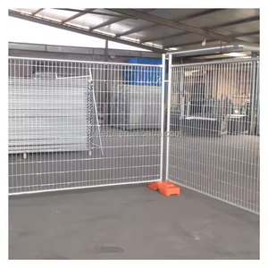 Clôture Temporaire Moderne pour la Sécurité Domestique, Facile à Assembler, pour Villa, Marché Canadien, Chantier de Construction, Galvanisée et Revêtue par Poudre - Product Image 3