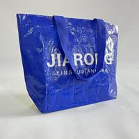 Sac à fermeture éclair BOPP grande capacité, pliable et réutilisable pour le sucre et les courses d'épicerie, fabriqué en Chine