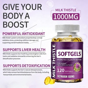 Gélules de Chardon-Marie pour Adultes 100mg Extrait de Silimarine Soutient la Fonction Hépatique Saine et la Détoxication - Product Image 4