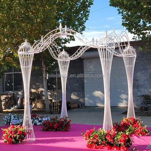 Arco de Boda Moderno <span class=keywords><strong>Transparente</strong></span> de Alta Calidad, Mandap Elegante, Toldo Alto de Acrílico, Chuppah para Decoración de Fiestas y Compromisos - Product Image 4