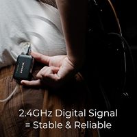 Système de monitoring intra-auriculaire sans fil NUX B-7 Pro 24 bits 48 kHz, sans interférences 24 GHz, configuration automatique, stabilité à 3 niveaux, 5 préréglages EQ, portée 165 pieds