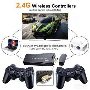 M8 Arcade <strong>Game</strong> Console Stick 64GB 4K HD Joystick Retro Classic 20,000 <strong>Games</strong> <strong>Plug</strong> &amp; <strong>Play</strong> Wireless Video Gaming Stick for <strong>TV</strong> - Product Image 5