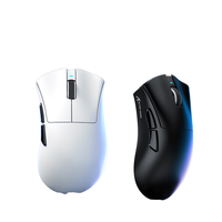 Souris sans fil ATTACK SHARK V3 légère, capteur PAW3311, triple mode, 1K 25000 DPI, rétroéclairage LED, design ergonomique, pour droitiers, gaming